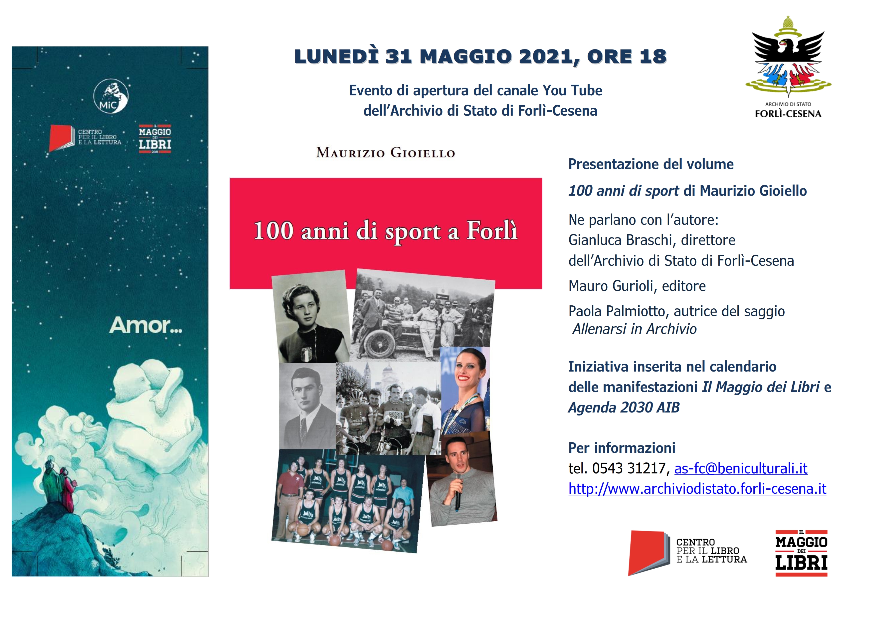 Presentazione del volume "100 anni di sport a Forlì" di Maurizio Gioiello